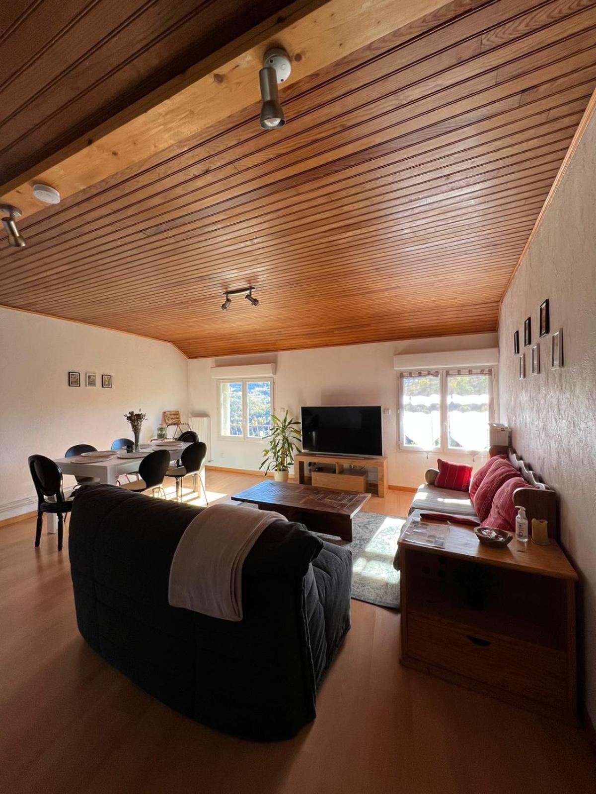 Logement Avec Vue Panoramique A 10Min Des Pistes Sauto Ngoại thất bức ảnh